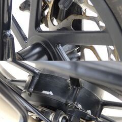千歳市/恵庭市 AiDDE 折りたたみ電動アシスト自転車 A1TS 14インチ 総走行距離26kmの画像