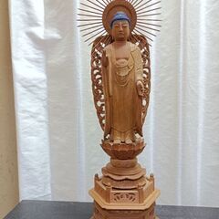 浄土真宗西本願寺派、仏像、阿弥陀如来、大型５５センチの画像
