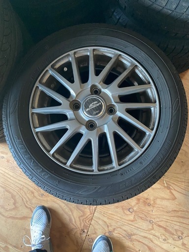 155/65R13 軽自動車　ホイールタイヤ付き