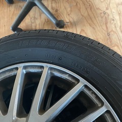 155/65R13 軽自動車　ホイールタイヤ付きの画像