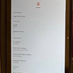 Androidタブレットの画像