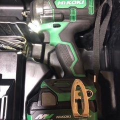 ハイコーキ18V コードレスインパクトレンチ WR18DH中古美品の画像