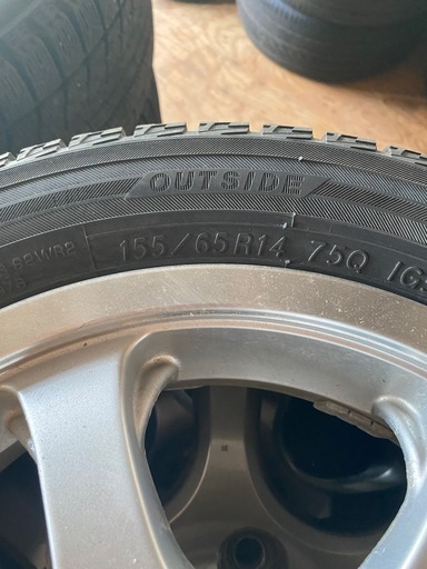 155/65R14 スタッドレス　アルミおまけ