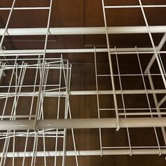 押入収納棚　縮めた状態で横１１４×奥行６６×高さ８６ｃｍの画像