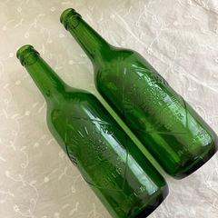 空瓶 キリン ハートランド ビール インテリアに　グリーンボトル 中瓶500ml×12本セットの画像