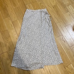 Curensology ドット ダルメ柄 ロングスカート 巻きス...