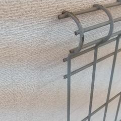 フェンス 金網 グレーの画像