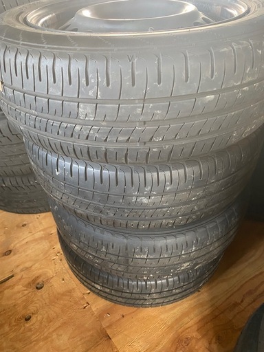185/65R15 鉄ホイール付き