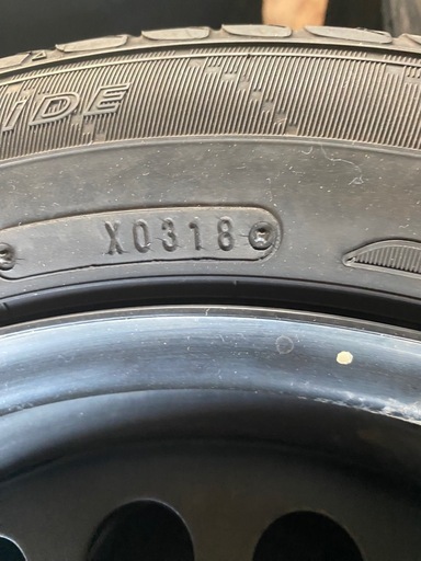 185/65R15 鉄ホイール付き