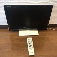 SHARP AQUOS 液晶テレビ 19インチ