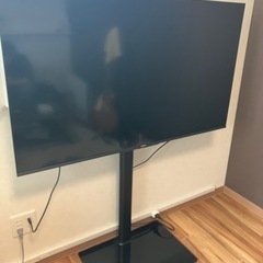 4K 液晶テレビ (50インチ)テレビ台付き の画像