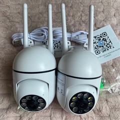 WiFi防犯カメラ 360度回転 スマホ遠隔操作 日本語アプリ対...