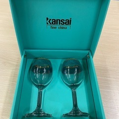 【7F02③】KANSAI ワイングラスペア