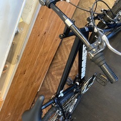 【HUMMERチェーン新品！】フロントサスペンション付き　3×6速　26インチMTB ブラックの画像