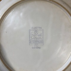 ストーンウェア　ビンテージ　大皿の画像