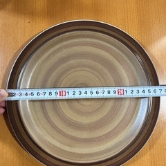 ストーンウェア　ビンテージ　大皿の画像