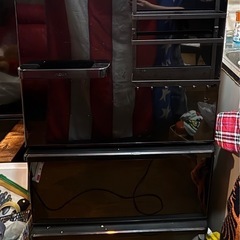 冷蔵庫　アクア　黒