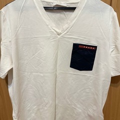 PRADA/白/ホワイト/Tシャツ