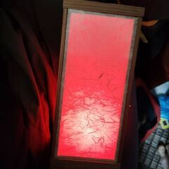 ミニ行灯　ライト赤の画像