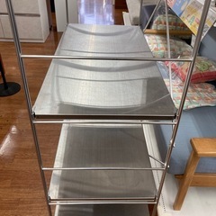 ステンレスユニットシェルフ無印良品5段の画像