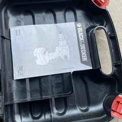 12V BLACK &DECKER 電動ドライバー緊急値下げです！の画像