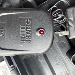 12V BLACK &DECKER 電動ドライバー緊急値下げです！の画像