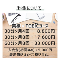 [オンラインレッスン]英検対策〜準１・２・準２・３級〜の画像