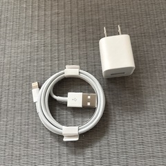 Apple純正　電源アダプター　ライトニングケーブル