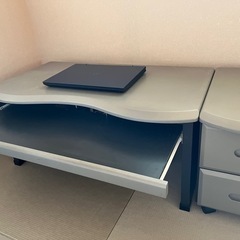 和室用PCデスク　引き出しの画像