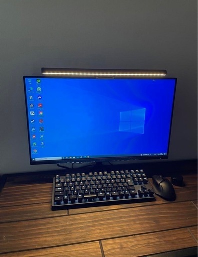 ゲーミングpcセット　動作確認済み　pc・モニター・キーボード・マウス・ライト