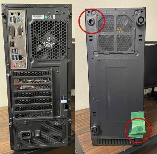 ゲーミングpcセット　動作確認済み　pc・モニター・キーボード・マウス・ライト