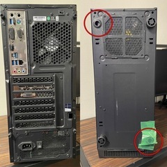 ゲーミングpcセット　動作確認済み　pc・モニター・キーボード・マウス・ライトの画像