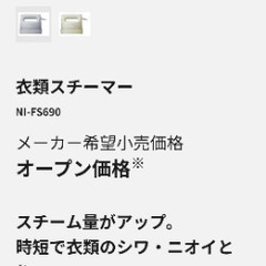 スチームアイロンの画像