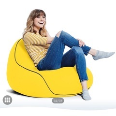 Yogibo Lounger 中古 Yogibo Lounger (ヨギボー ラウンジャー) ローソファ 一人掛け