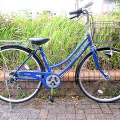 中古自転車 Maruishi ママチャリ 自転車 6段変速 27...