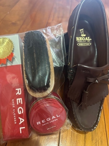【値下げ‼️】リーガル　ローファー(未使用のクリーニングセット付き)