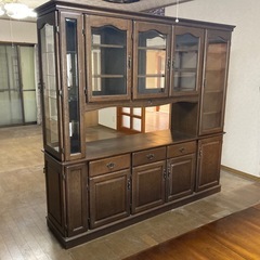 カリモク　食器棚　カップボード　