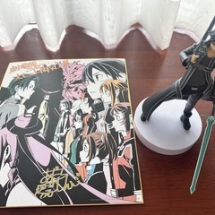 ソードアートオンライン　キリト　フィギュア　色紙