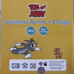 TOM&JERRY ステンレスボトル+2カップの画像