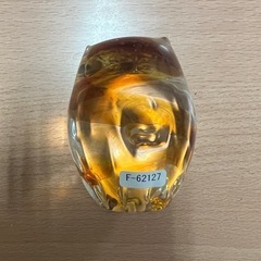開運アイテムガラスフクロウのオブジェの画像