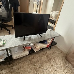 ローテーブル、ほぼ新品、グレーストーン