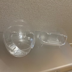 別売りも可！ハムスター 砂浴び用ケース クリア