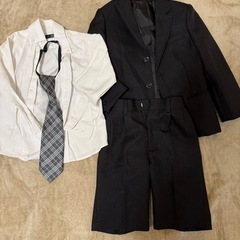 ✨【美品】男の子フォーマルスーツ 110サイズ 黒✨