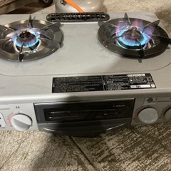 リンナイ　簡易清掃してます　LPガスコンロ　プロパンガス　動作正常です