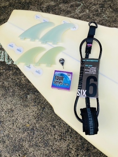 新品EPSサーフボードセット フィッシュクワッド 5'7”