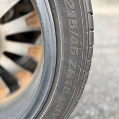 215/45r18 タイヤ　ホイール　  ステップワゴン　ヴォクシー　 セレナ　 ノア　ストリーム　 などアルミホイール　エコタイヤ  の画像