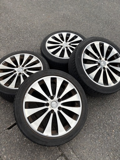 現車合わせ可 215/45r18 タイヤ　ホイール　  ステップワゴン　ヴォクシー　 セレナ　 ノア　ストリーム　 などアルミホイール