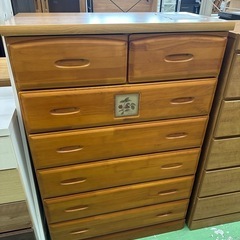 【ドリーム川西店御来店限定】6段チェスト／クリーニング済み 【2...