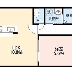 ☆★家賃6.6万円・審査ご不安な方おすすめ☆★東武伊勢崎線『大袋』駅徒歩20分♪１LDK物件・オートロック・独立洗面・ペット相談・二人入居可♪ - 越谷市