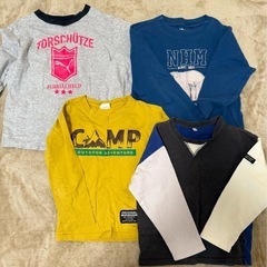 👕✨【男の子用 長袖Tシャツ 7枚セット】120～130サイズ✨👕